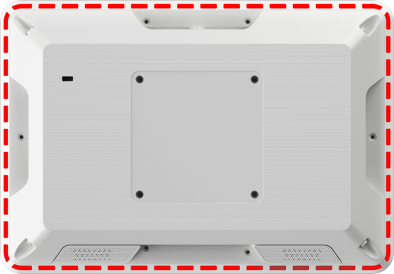 DT-IDA-S 10.1-inch Android device back view