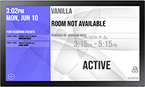 DT-SAM-A 13 & 24-inch Tizen device for room scheduling