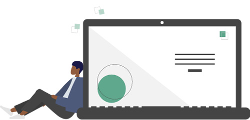 User configuring branded Door Tablet interface on laptop with no code