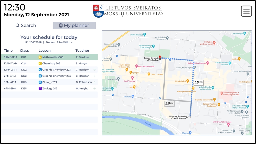 University wayfinder