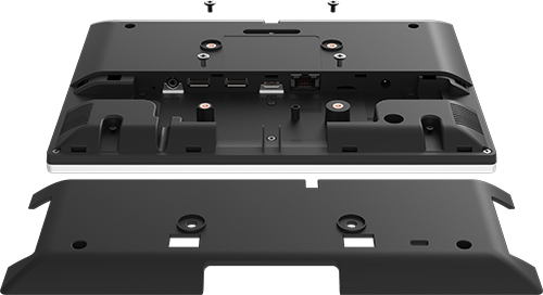 DT-NXT 10.1-inch Android back view and wall mount