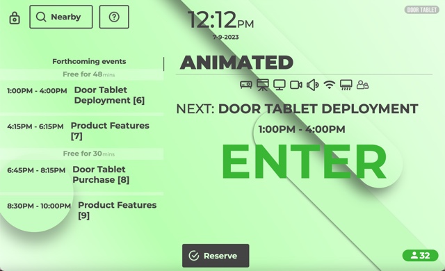 Animated display