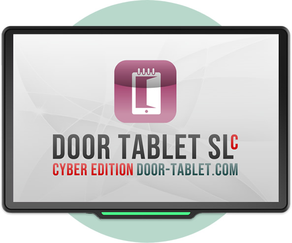 DT-SLc 10.1-inch Android device for room scheduling