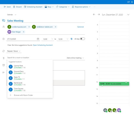 Example of what it looks like in Microsoft Calendar: