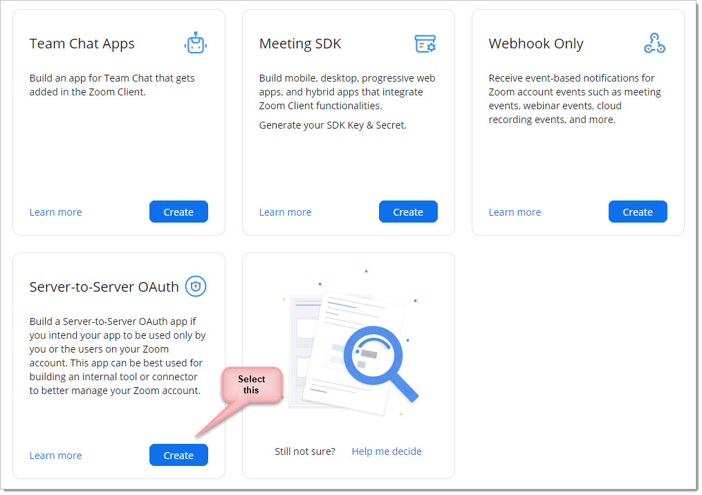You now need to select the right type of application, select JWT: